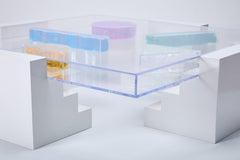 ETC.etera x Another Human Block Coffee Table, Contemporary, Postmodern