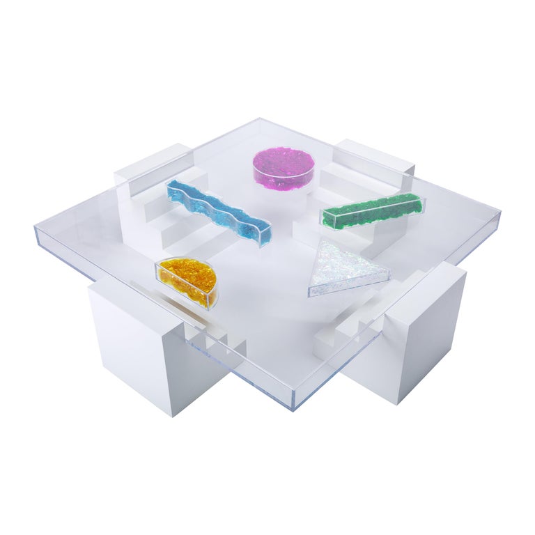 ETC.etera x Another Human Block Coffee Table, Contemporary, Postmodern For Sale
