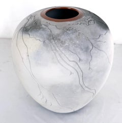 Bol gravé et bruni Influences asiatiques et amérindiennes par Nancee Meeker