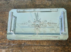 Etched Art Deco Venetian Mirror Tray  A lovely stylish piece