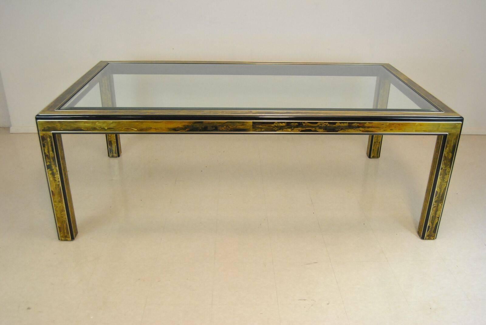 etched glass dining table