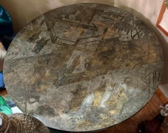 Etched Brass Table by LaVerne