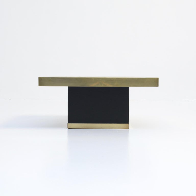 Etched Brass Side Table by Georges Mathias For Sale at 1stDibs