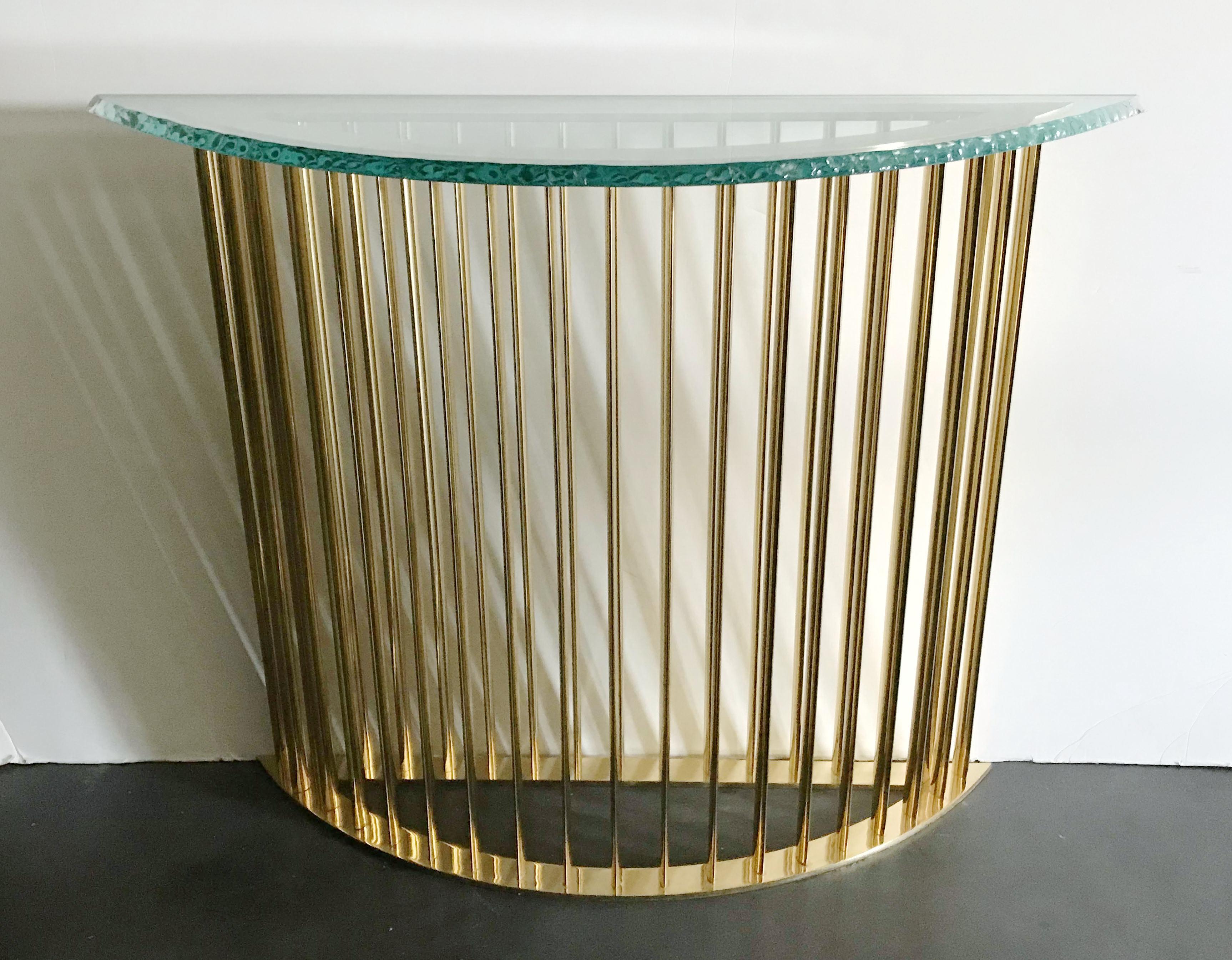 Art Deco Etched Console Table FINAL CLEARANCE SALE