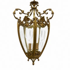 Etched Glass lantern