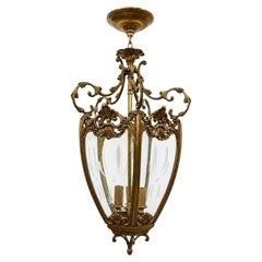 Etched Glass lantern