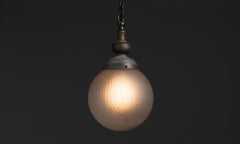 Etched Globe Pendant, Netherlands 1930