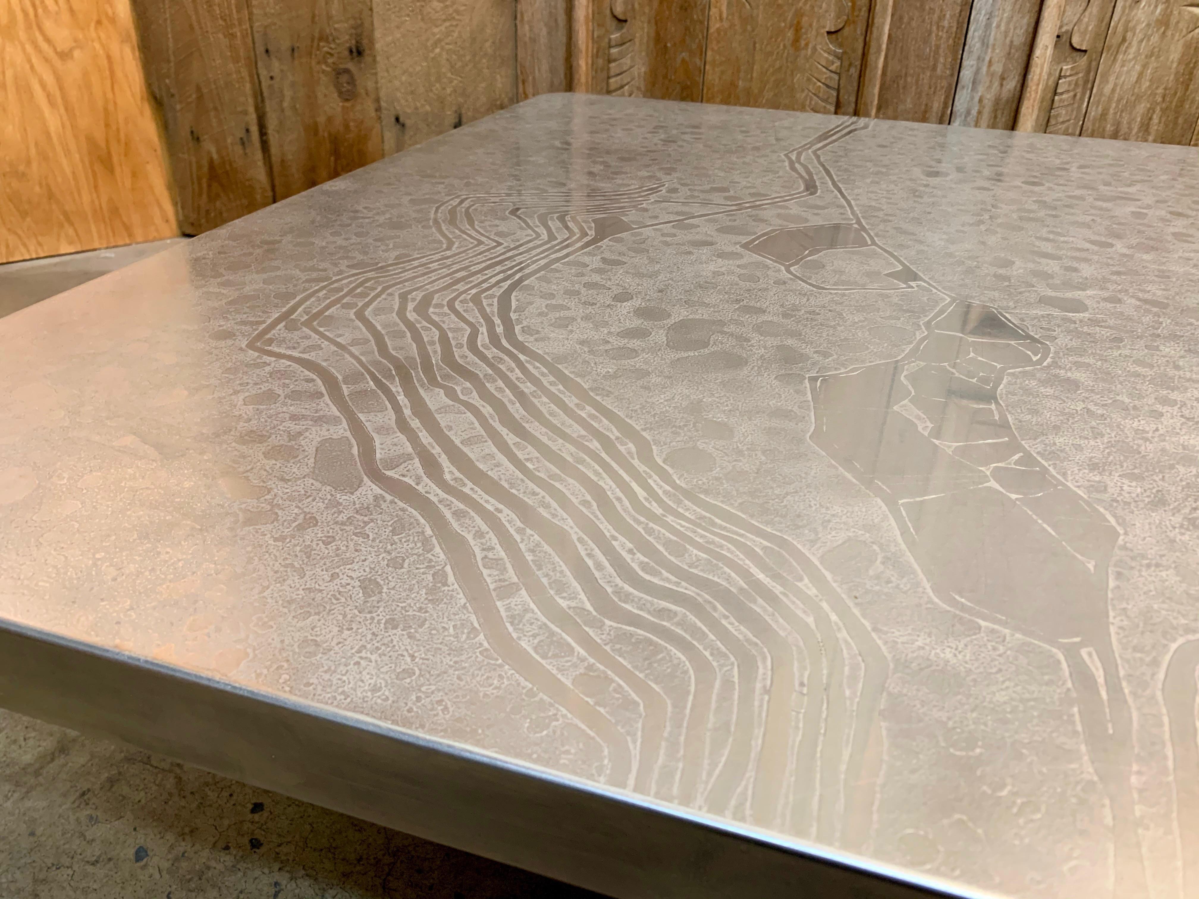 Etched Heinz Lilienthal Coffee Table 8