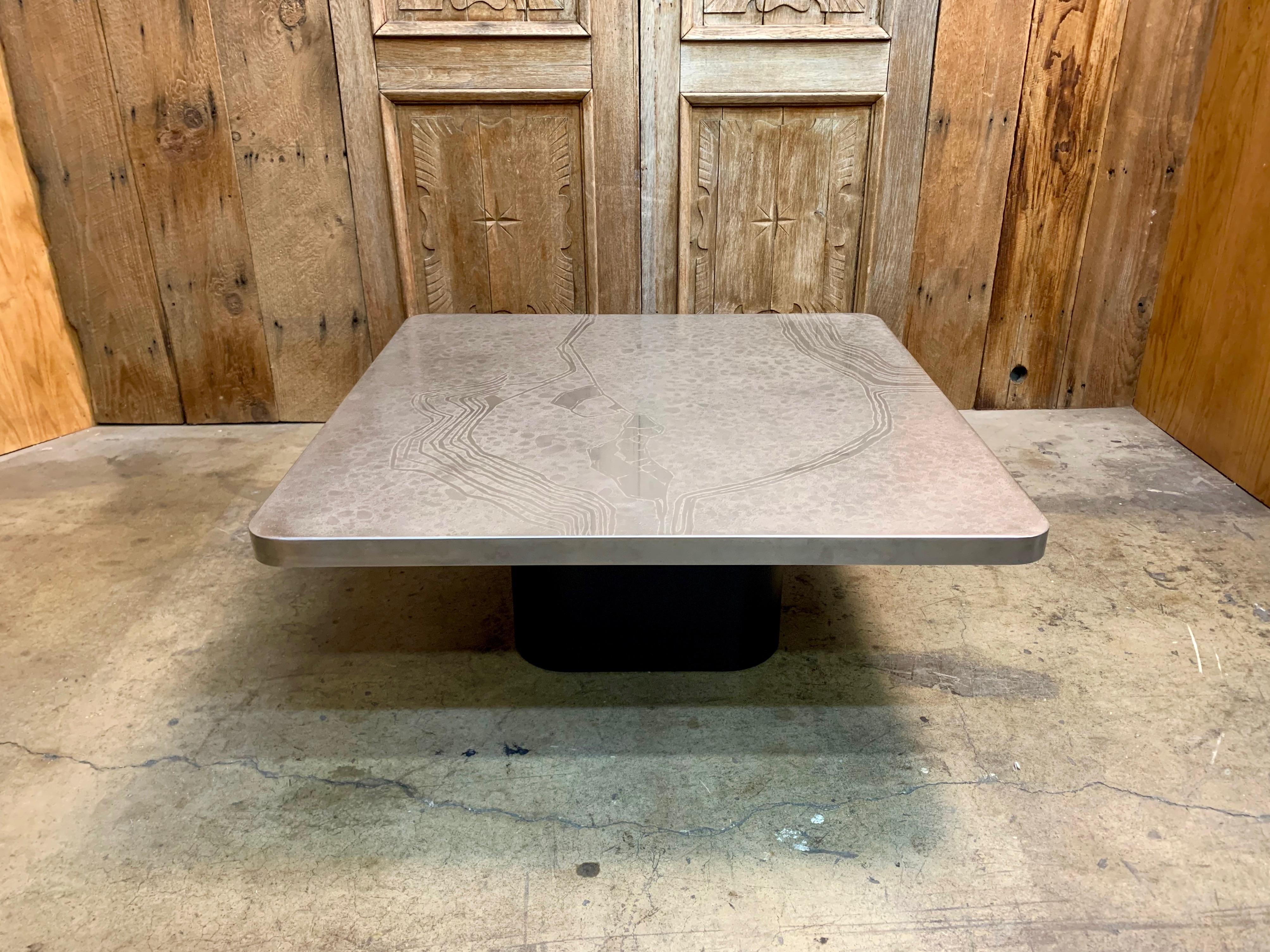 Etched Heinz Lilienthal Coffee Table 2
