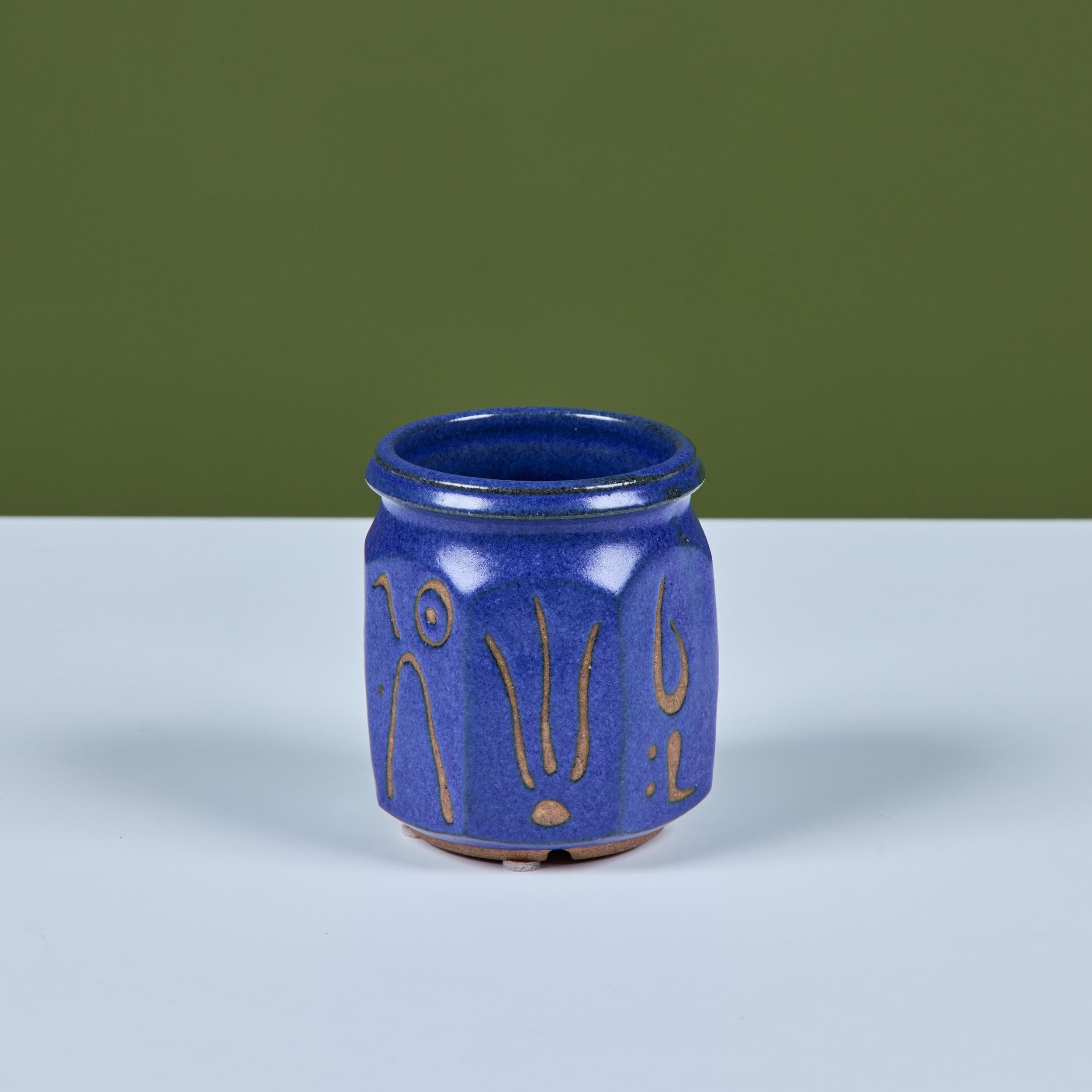 Céramique Coupe en grès émaillé en vente