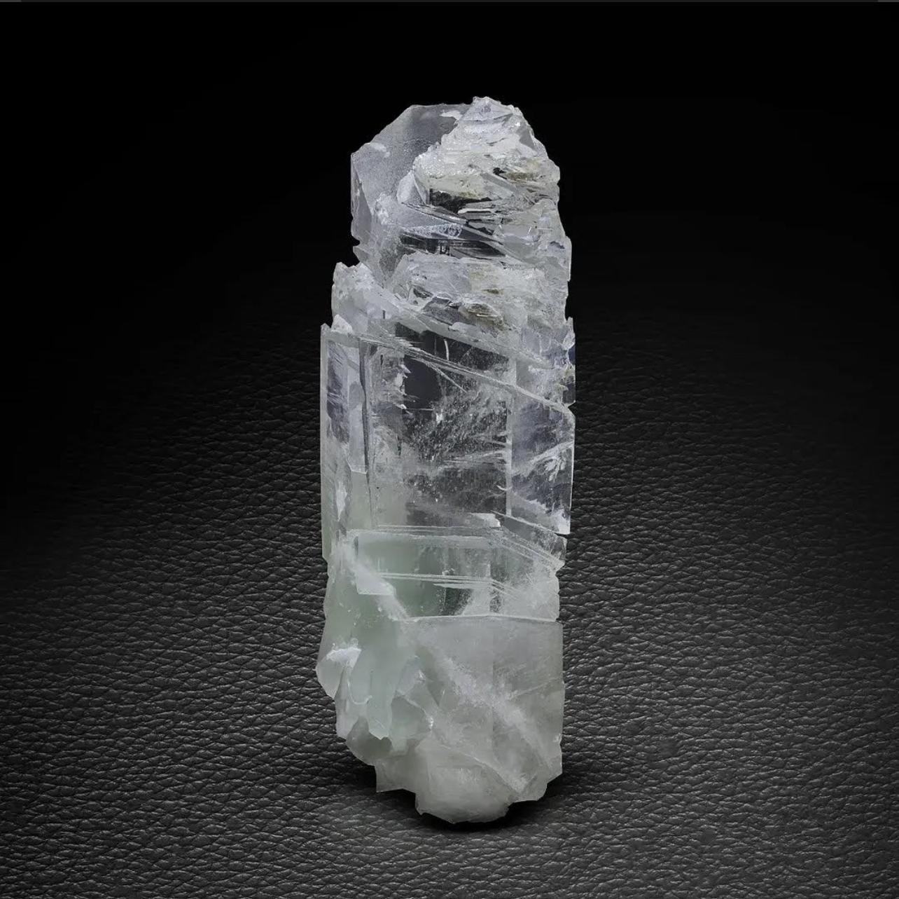 Etched Terminated Quartz With Byssolite Inclusion From Pakistan For Sale 5