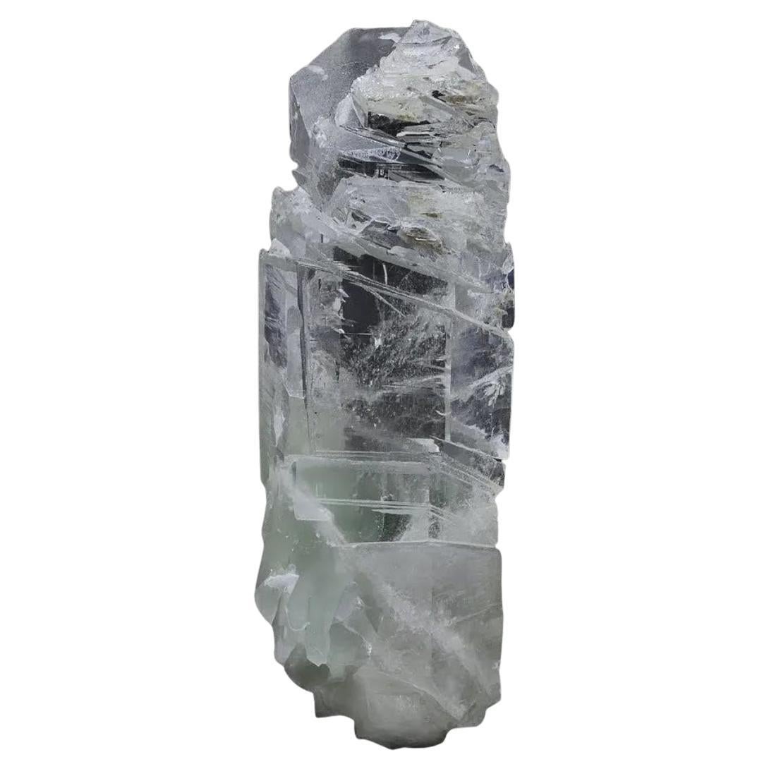 Etched Terminated Quartz With Byssolite Inclusion From Pakistan For Sale