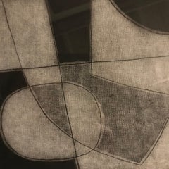 Etching by English Artist Oliver Gaiger, England, Contemporary