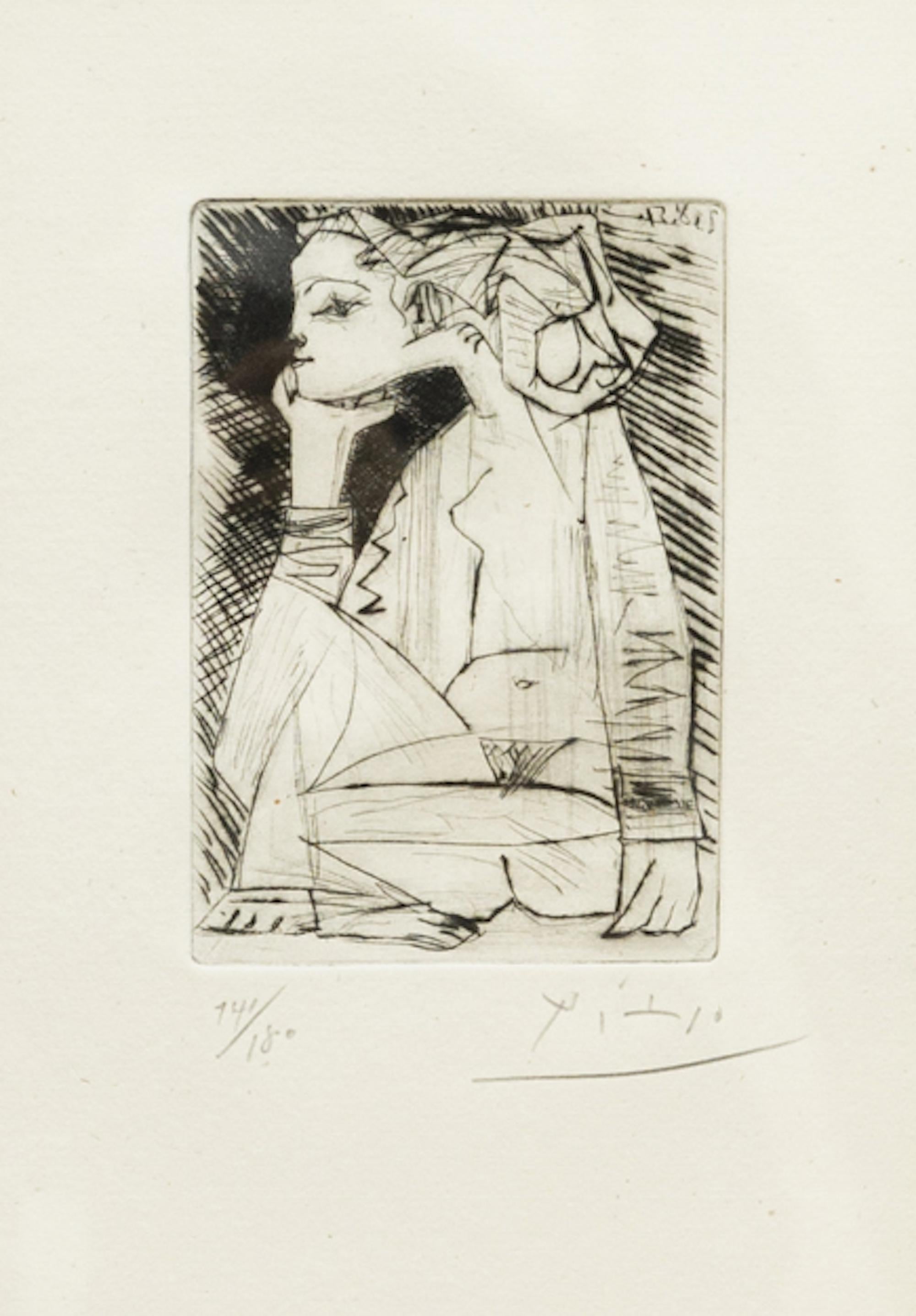 Etching by Pablo Picasso, 