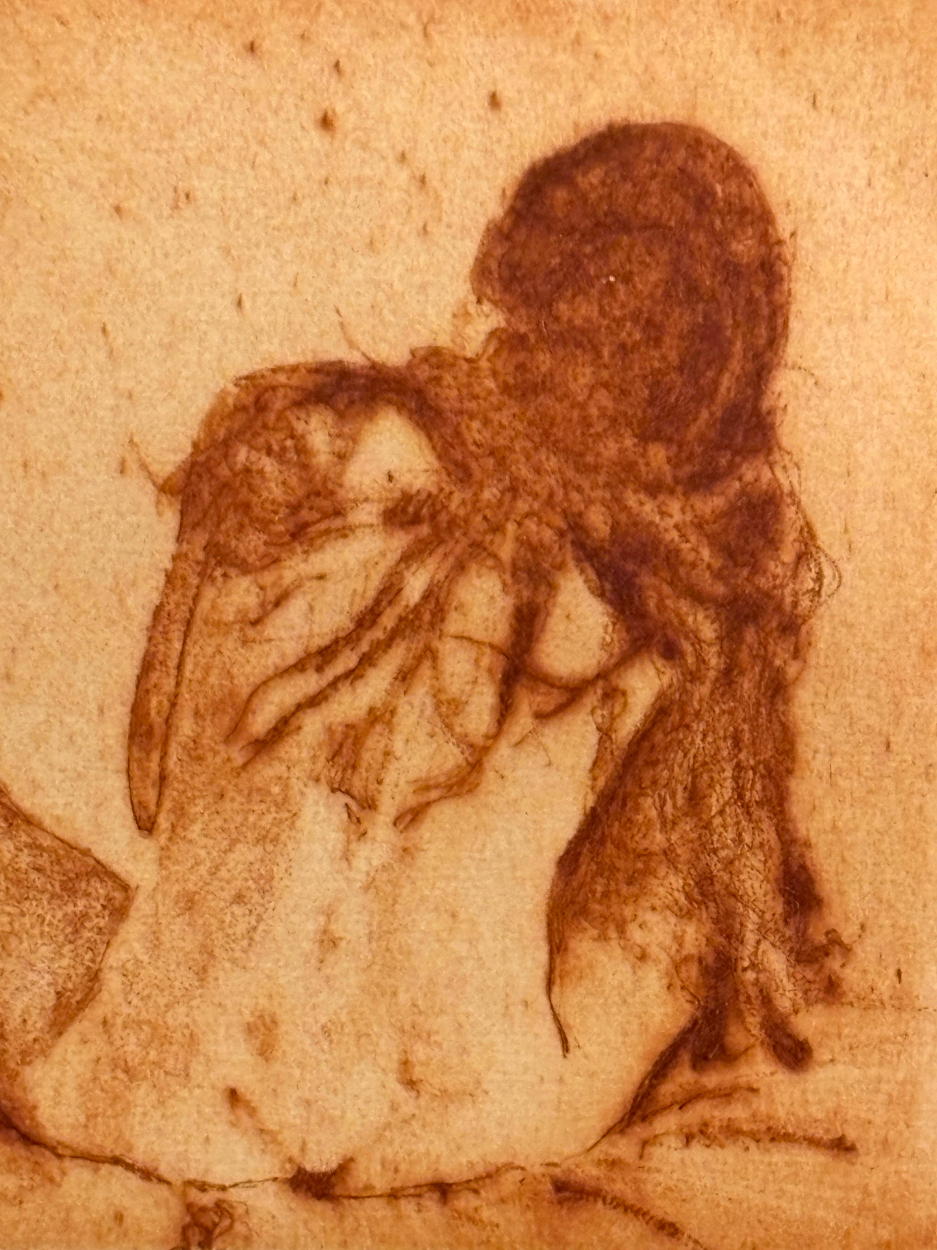 Radierung in Sepia 22/50 (Papier) im Angebot