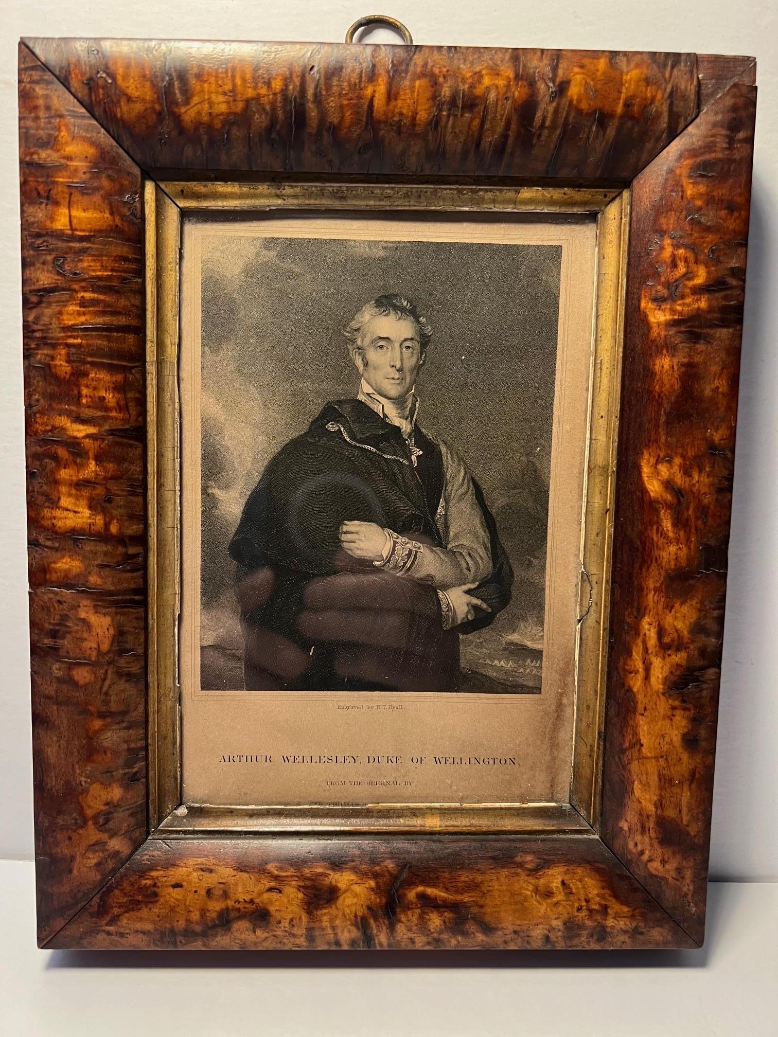 Arthur Wellesley Duke of Wellington.
Radierung von H. T. Ryall, nach einer Vorlage von Sir Thomas Lawrence, Präsident der Königlichen Akademie.

In seinem Originalrahmen von Paul & Dominic Colnaghi & Co.

Print Sellers an die königliche Familie.
