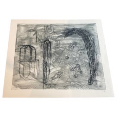 Radierung, signiert und datiert von Rolf Rose