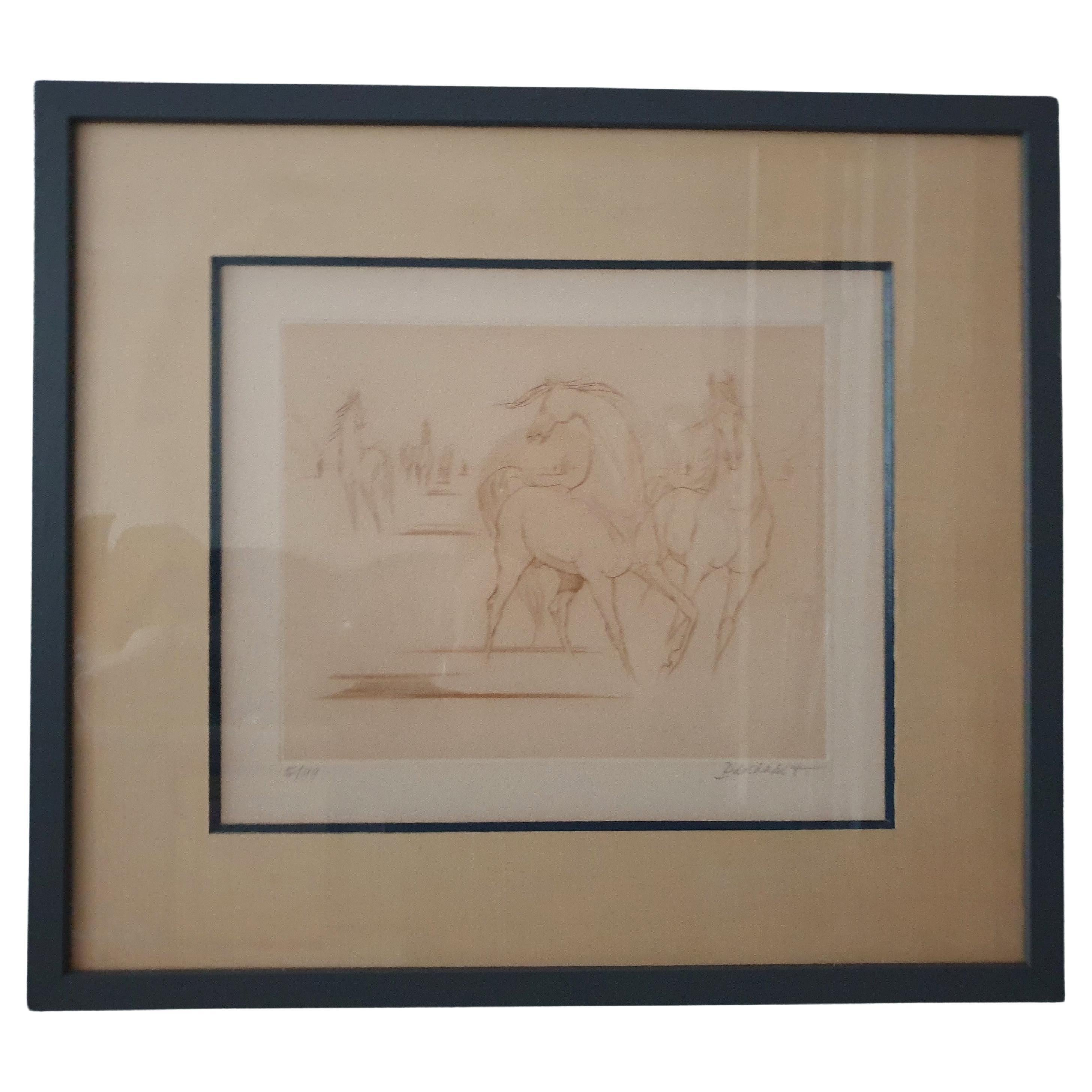 Etching with Acquatint, signed and numbered by Paul de Chabot.