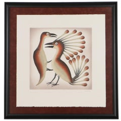 Etching with Aquatint "Raven's Proposal" by Kenojuak Ashevak