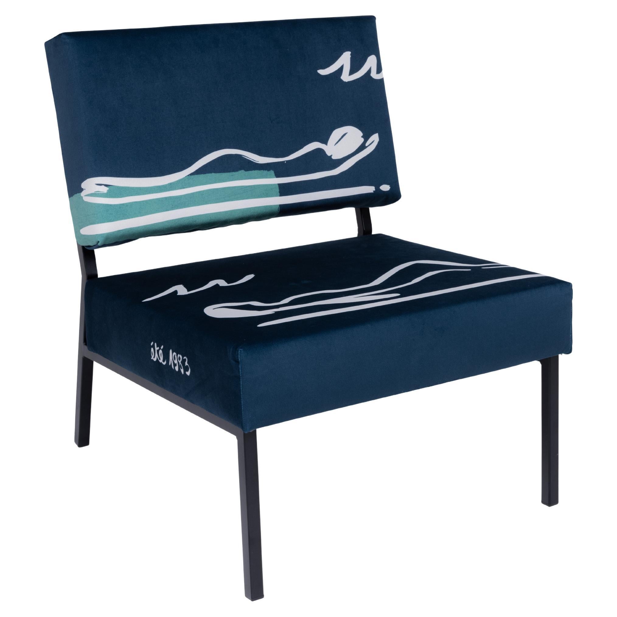 Eté 83 Fauteuil Sara O2 par Babel Brune en vente