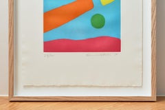 Ailleurs (En otro lugar) -- Aguafuerte, Abstracto, Grabado de Etel Adnan