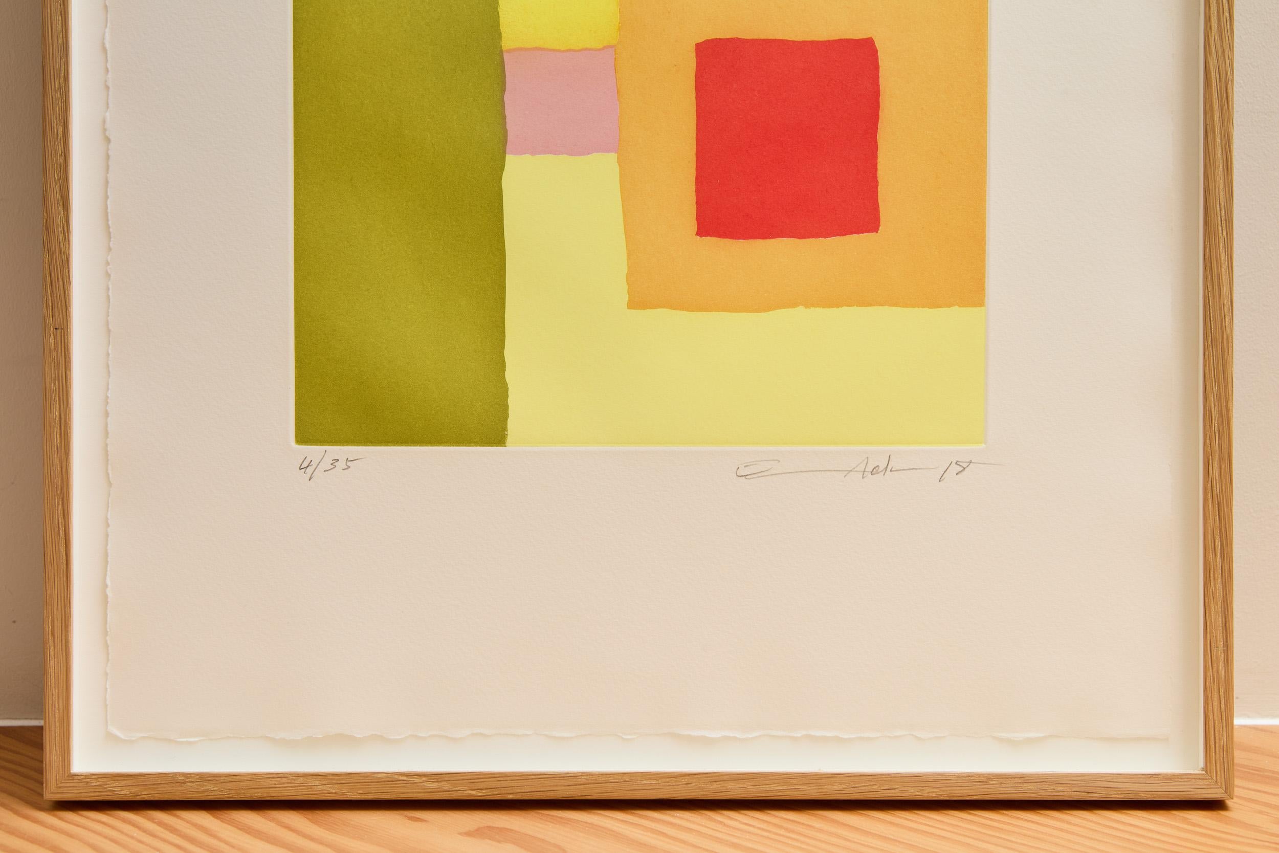 Totem -- Gravure à l'eau-forte, estampe d'Etel Adnan en vente 2