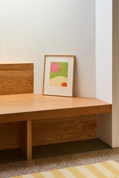 Voyage Vers La Lune (Journey to the Moon) -- Etching, Print by Etel Adnan