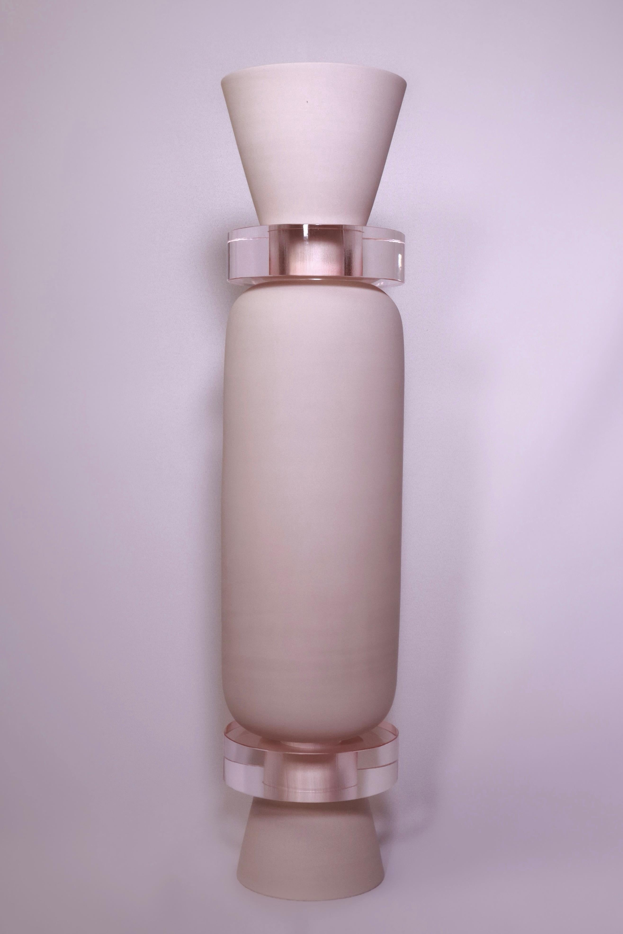 Objeto coleccionable ETER . HENDER O6. Pieza de arcilla y cristal checo hecha a mano. Limitado Hecho a mano en venta