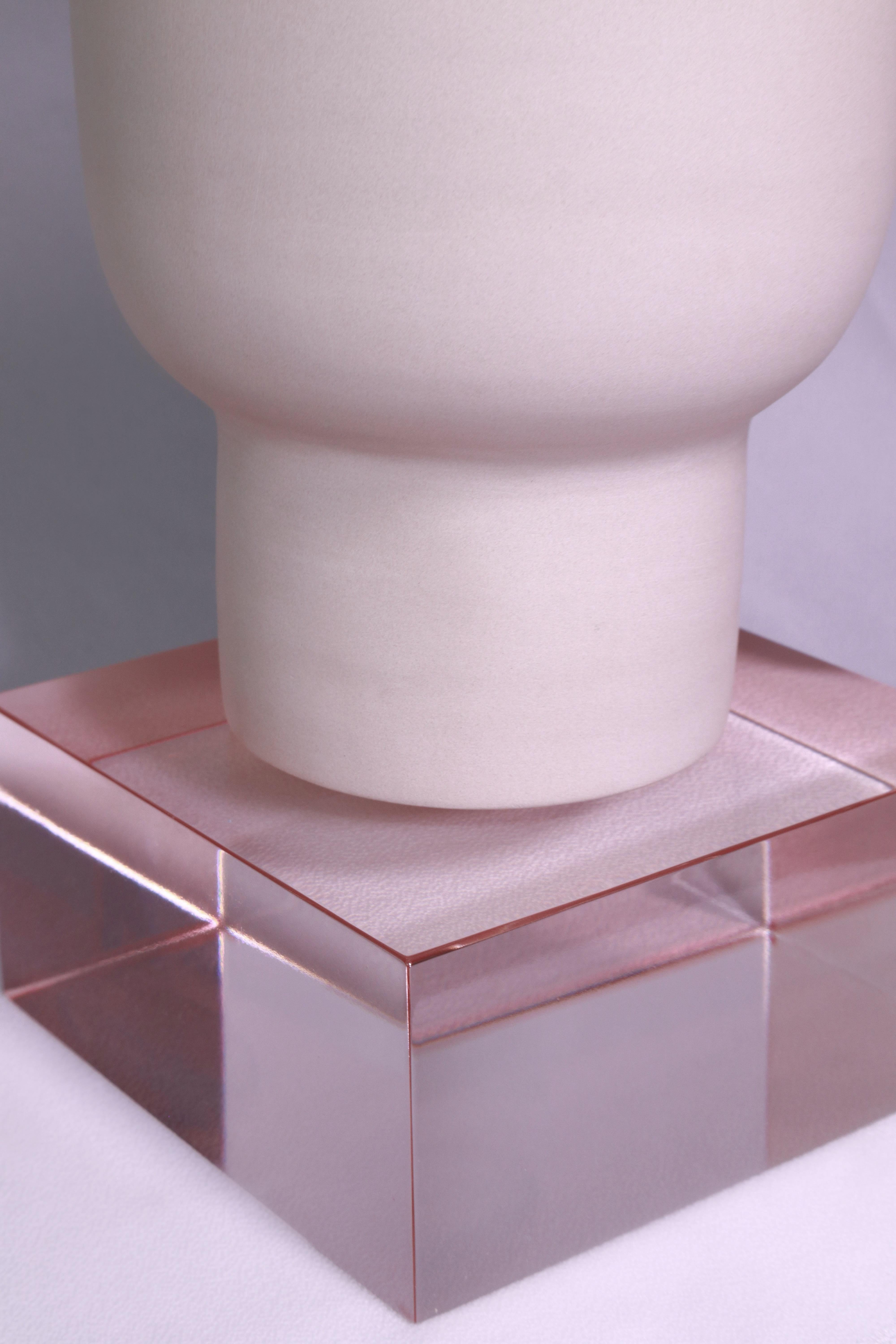 ETER Collectible Object . PEANA 03S . Handmade Clay & Czech Glass piece. Limited For Sale 5