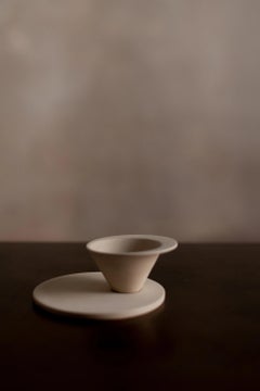 ETER DRINK-WARE - Espresso Plate - EUCLID COLLECTION . Handmade Clay