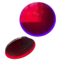 Éter Lighting Sculpture by Paul Sende, LED-Illuminated Acrylic Discs