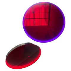 Éter Lighting Sculpture by Paul Sende, LED-Illuminated Acrylic Discs