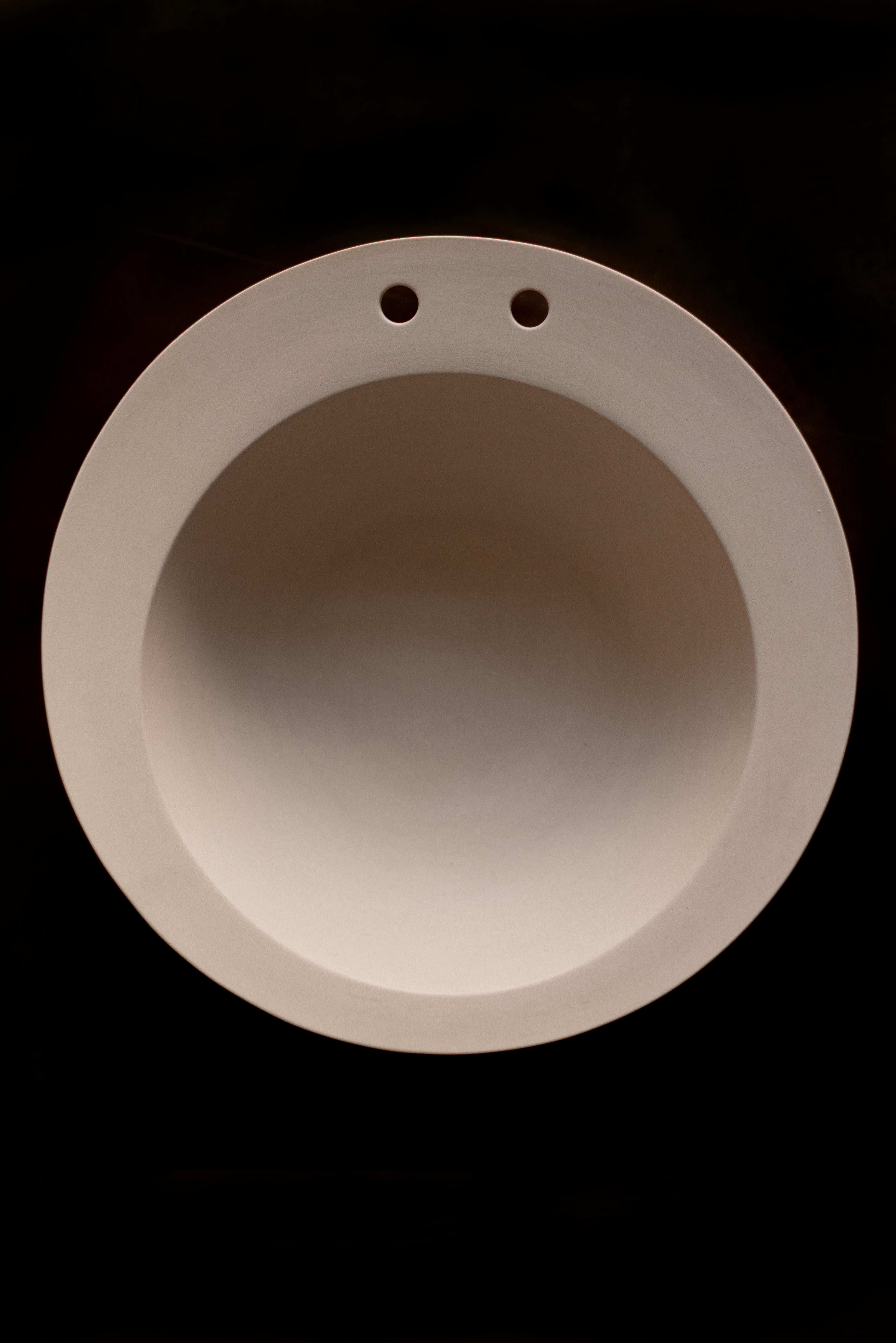 Brutalist ETER SERVE-WARE - Bowl L - EUCLID COLLECTION . Handmade Clay For Sale