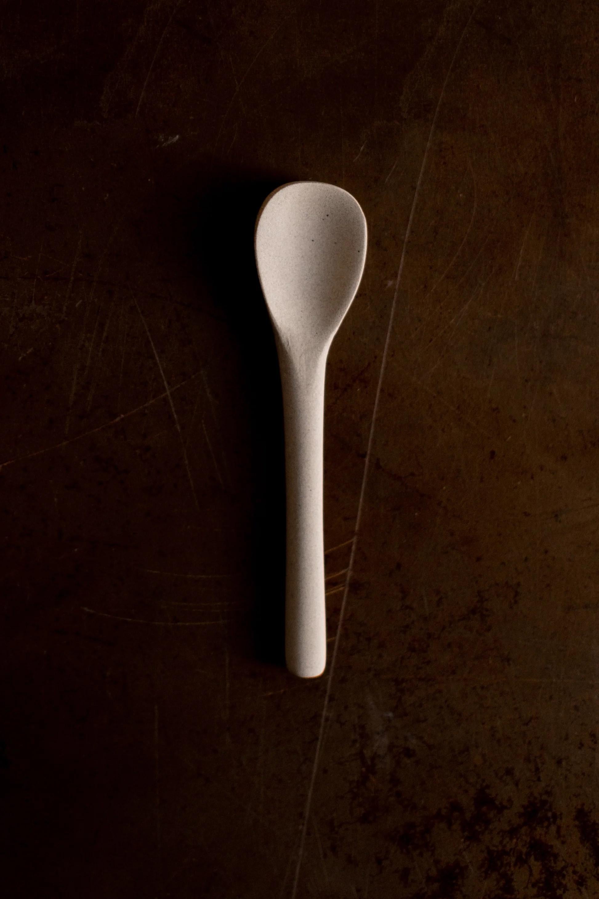 EUCLID SERVE-WARE  Sauce Server Spoon COLLECTION is a collectible piece from our serveware series, embodying the same devotion to craftsmanship, material honesty, and intentional design that defines the ÉTER ethos. Formed entirely by hand from the