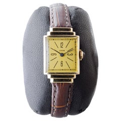 Eterna 14Kt Solid Gold Ladies Art Deco Watch 1940's