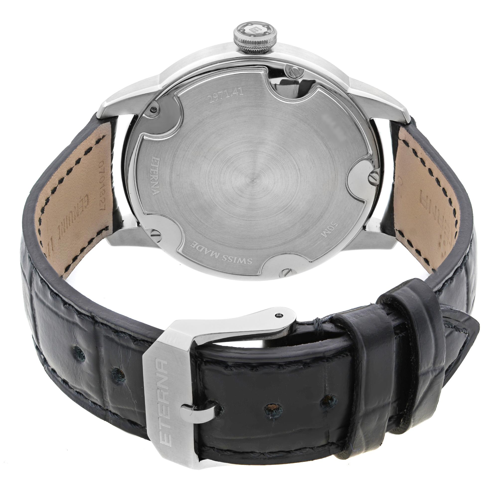Eterna Adventic Stainless Steel Silver Dial Quartz Men's Watch 2971.41.66.1327 1