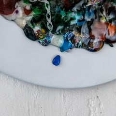 "Eterna" Contemporary Wall Sculpture in Reclaimed Murano Glass by Tommaso Spinzi