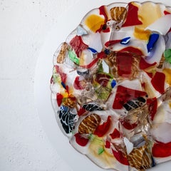 Contemporary Wall Sculpture in Murano Glass