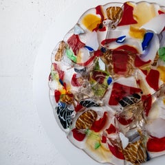 "Eterna" Contemporary Wall Sculpture in Reclaimed Murano Glass by Tommaso Spinzi