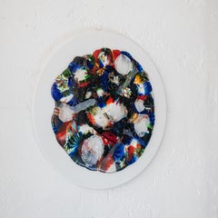 "Eterna" Contemporary Wall Sculpture in Reclaimed Murano Glass by Tommaso Spinzi