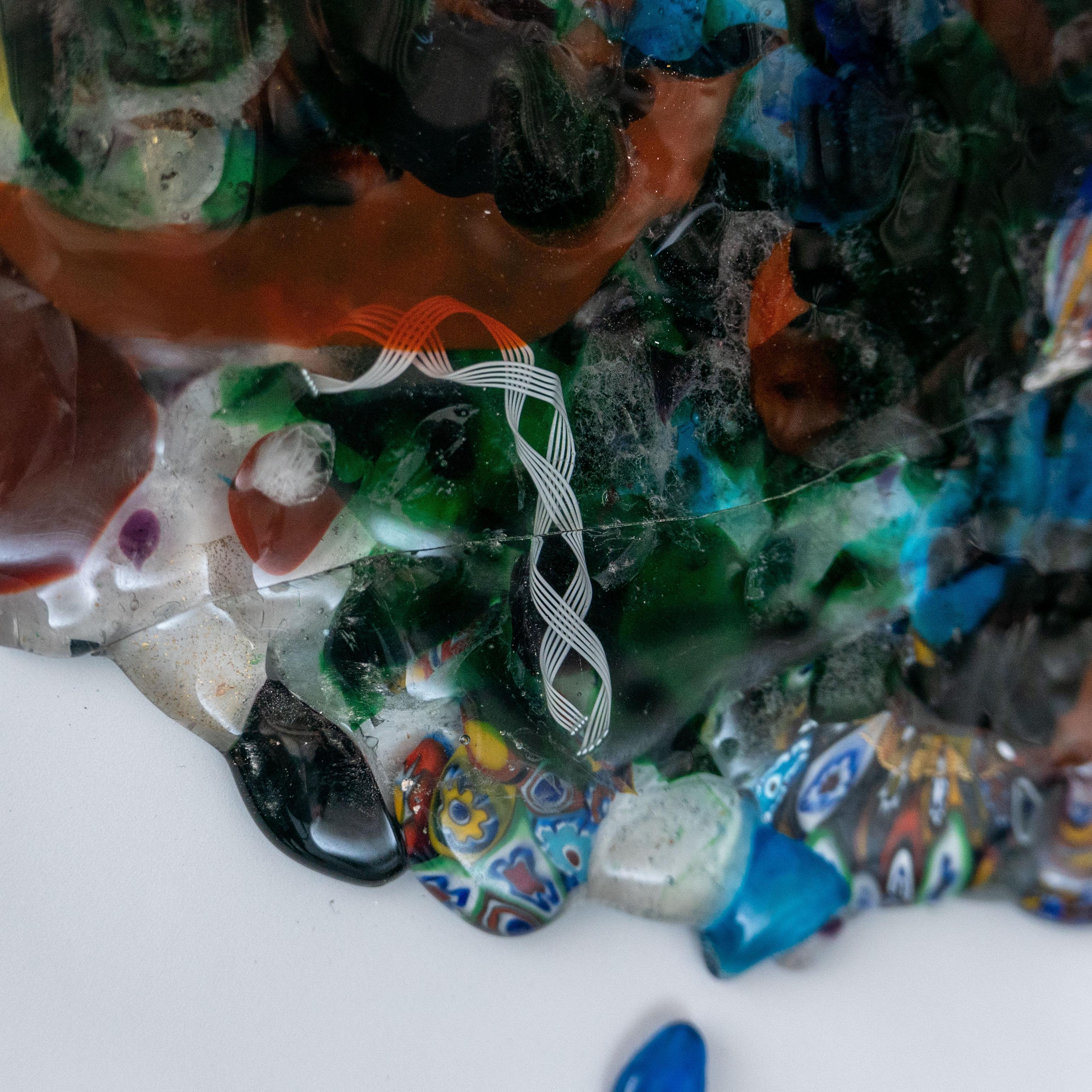 Vetro di Murano Scultura da parete contemporanea 