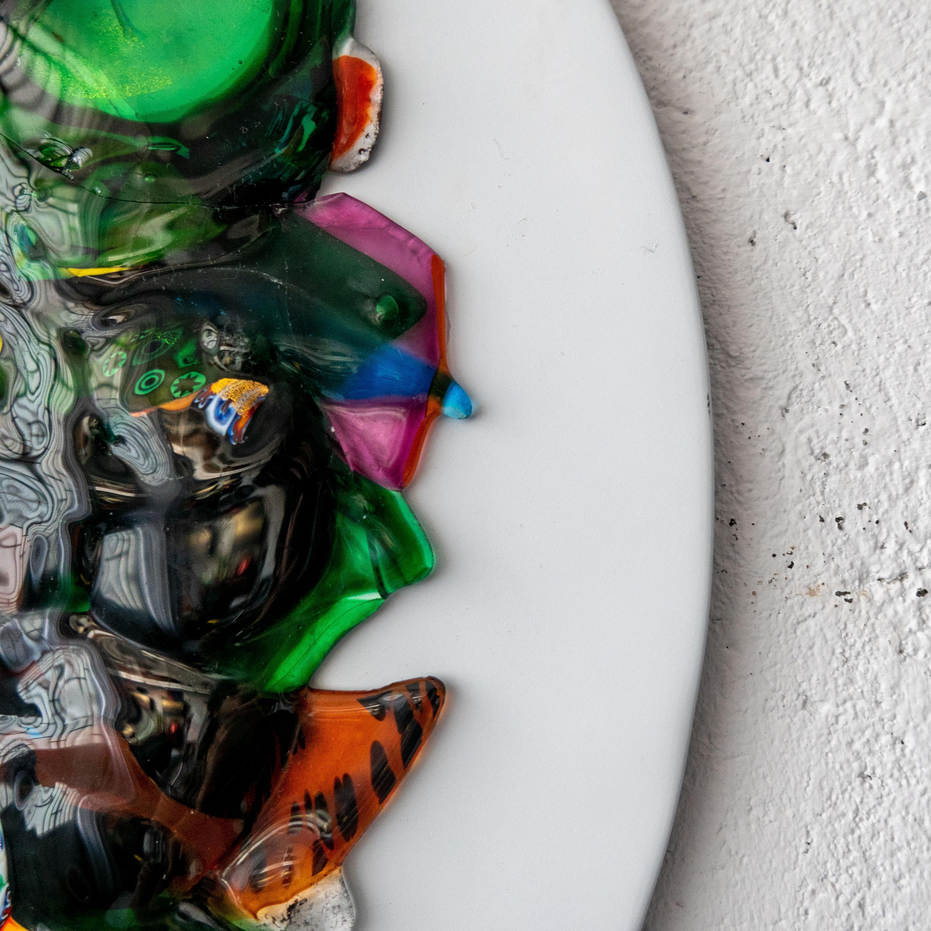 Sculpture murale contemporaine 