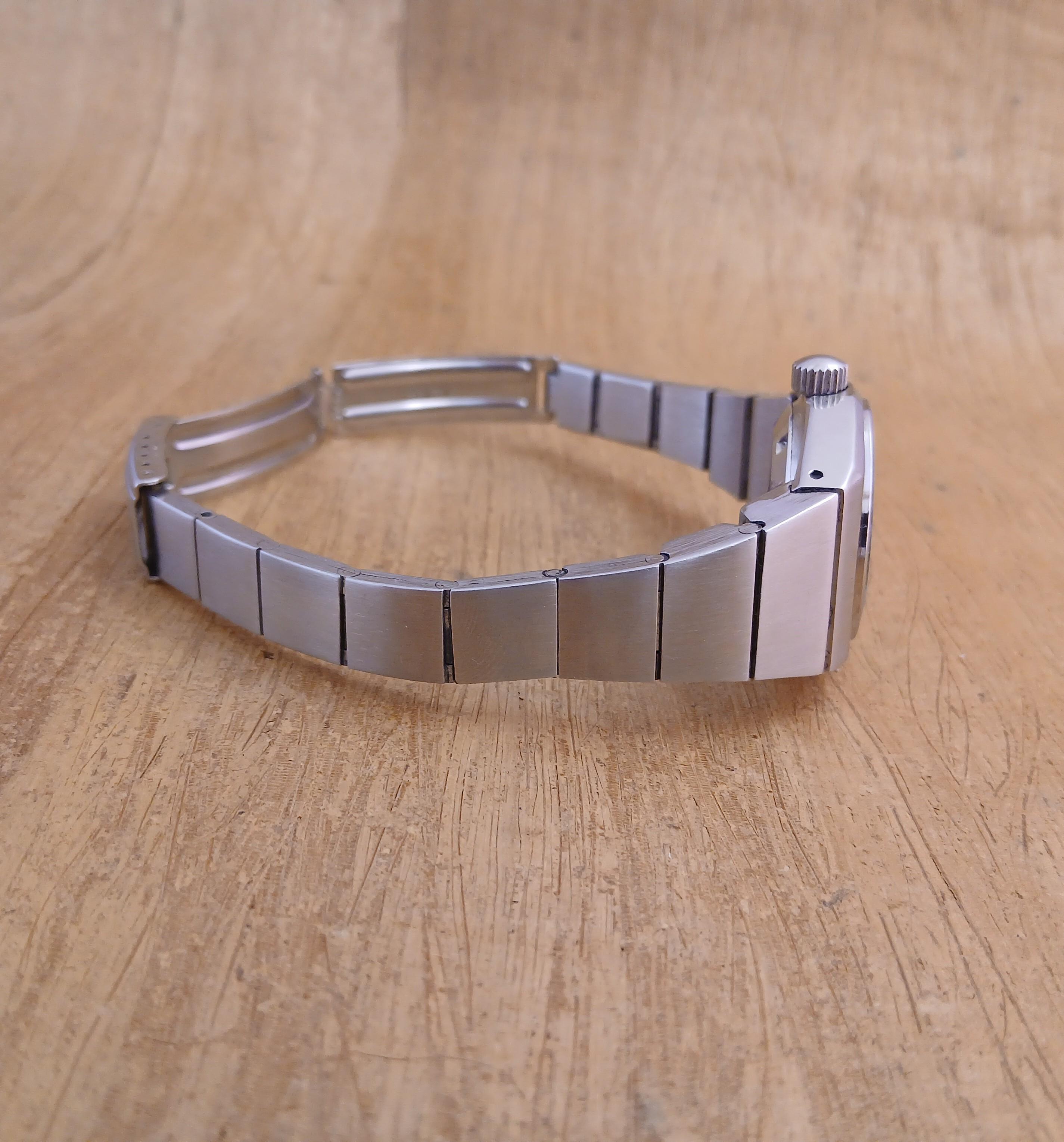 Eterna Eterna-Matic Kontiki 20 Rare Blue Shimmer Dial Steel Damenuhr im Angebot 2