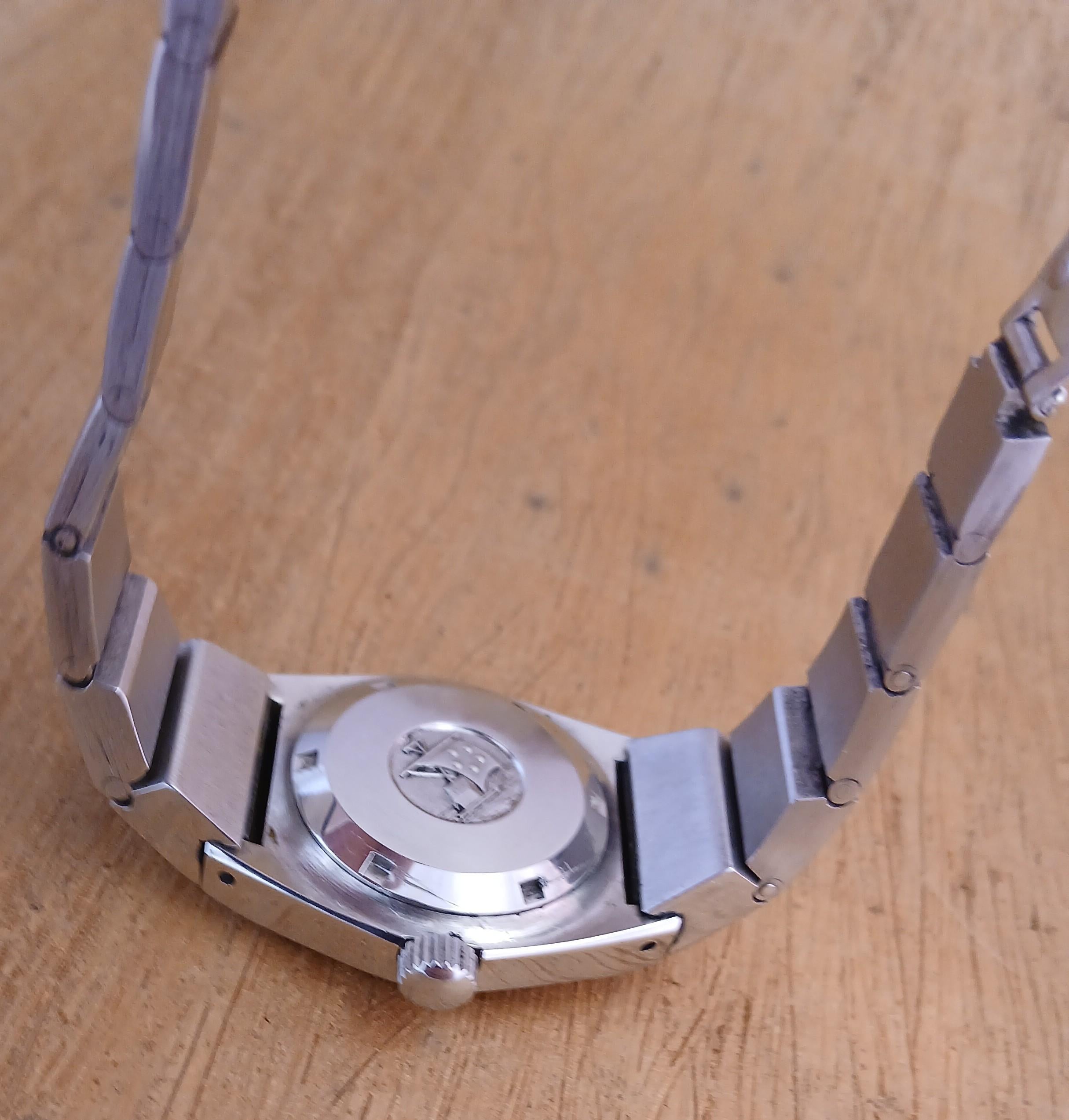 Eterna Eterna-Matic Kontiki 20 Rare Blue Shimmer Dial Steel Damenuhr im Angebot 3