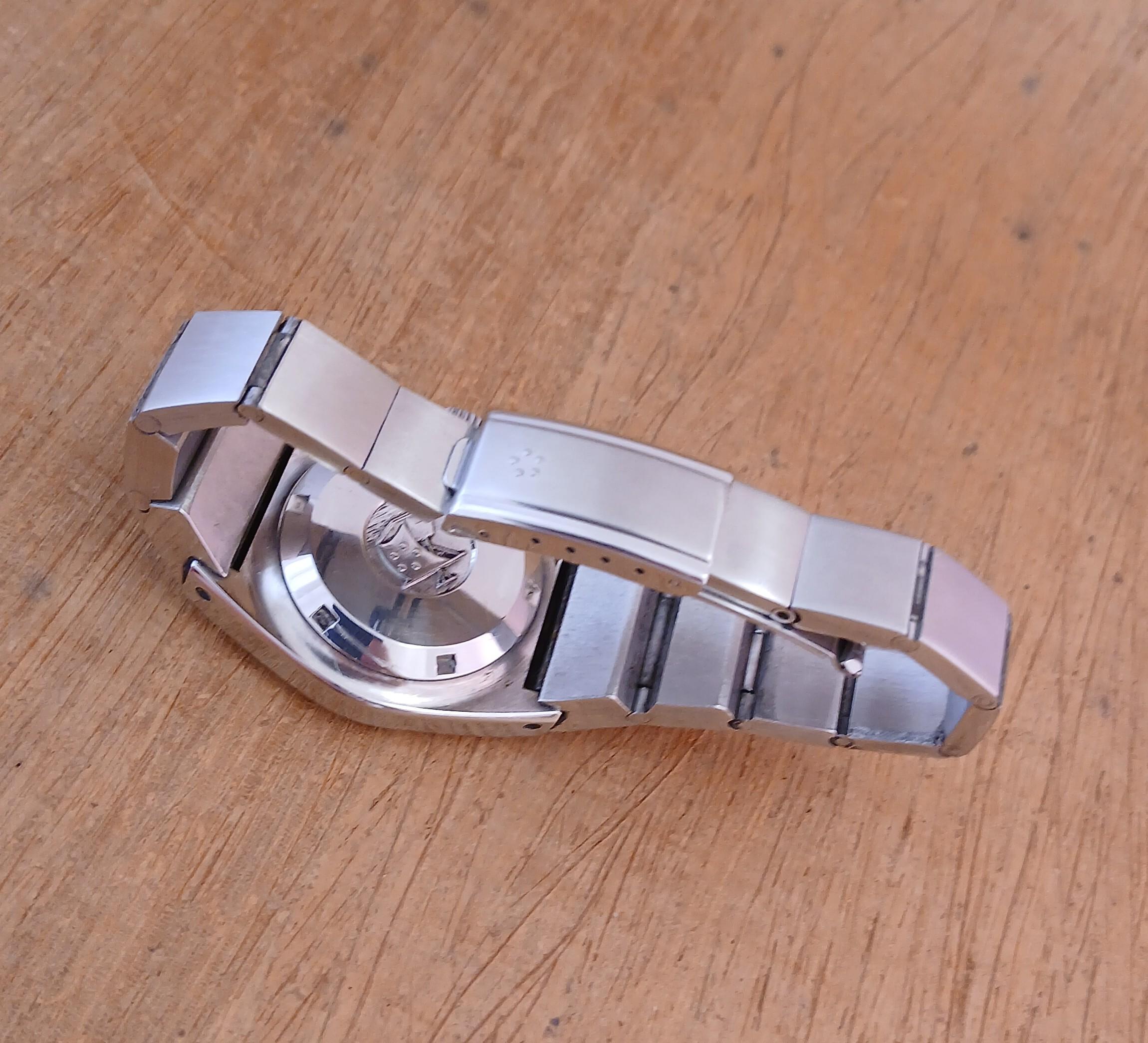 Eterna Eterna-Matic Kontiki 20 Rare Blue Shimmer Dial Steel Damenuhr im Angebot 4