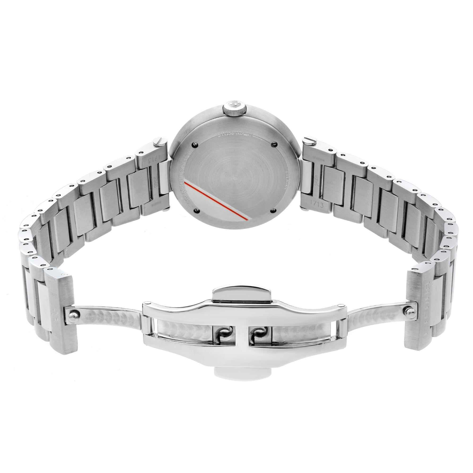 Women's Eterna Grace Steel Diamond Silver Dial Quartz Womens Watch 2560.54.66.1713 For Sale