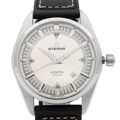 Eterna KonTiki Stainless Steel Silver Dial Automatic Men’s Watch 1222.41.11.1302