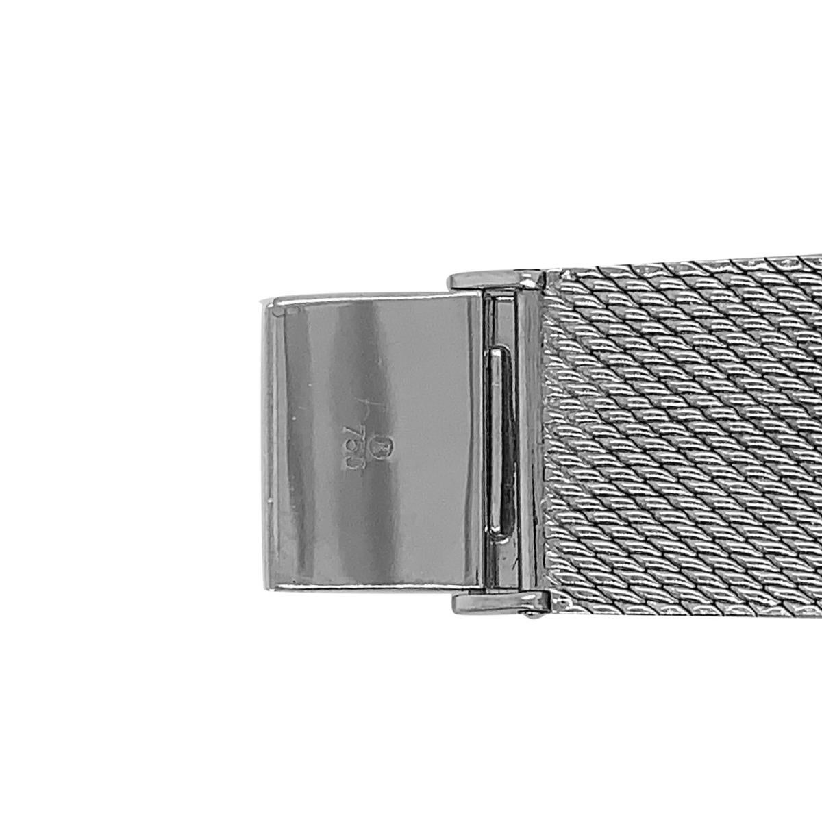 Women's Eterna Matic 3000 18 Karat White Gold Wristwatch For Sale