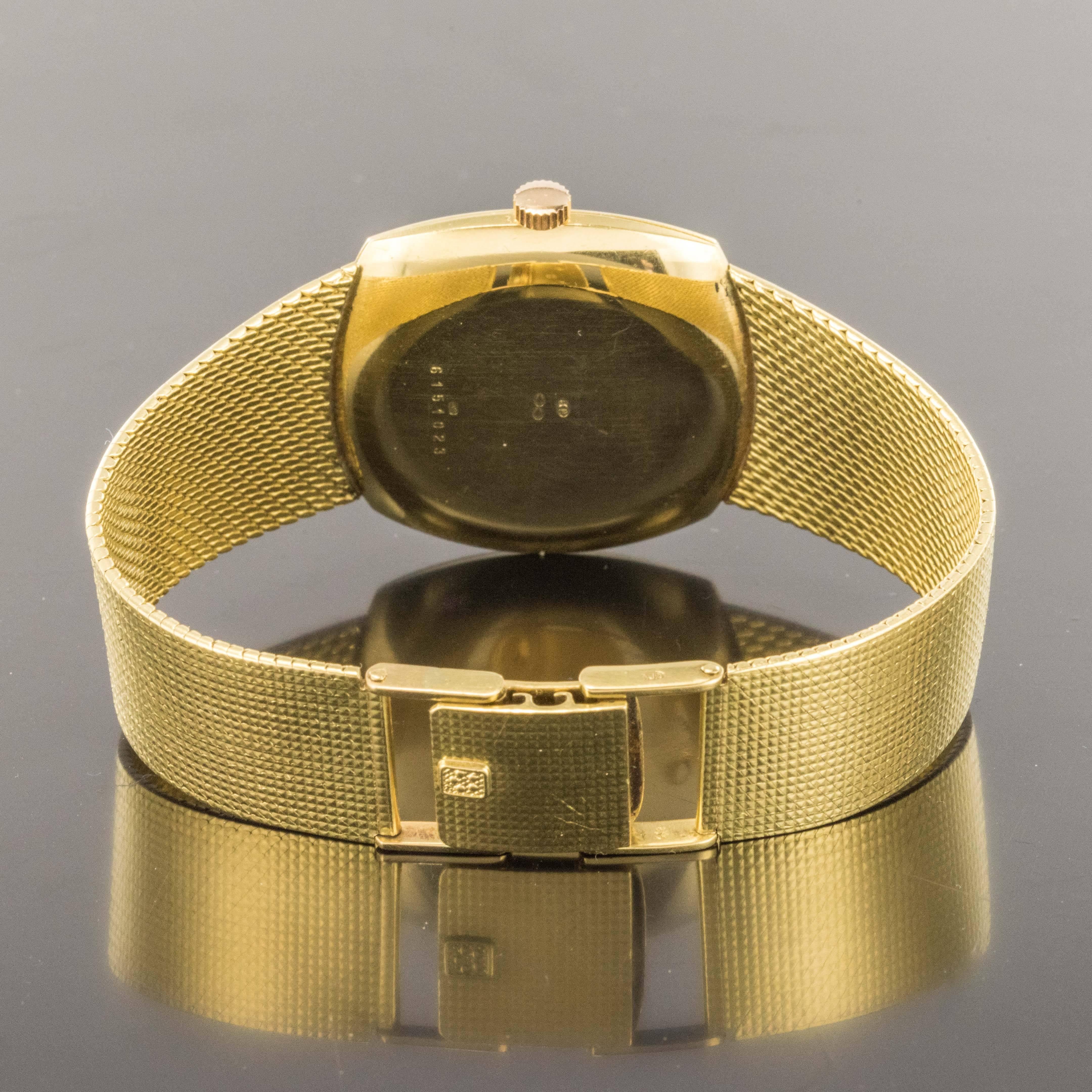 Women's or Men's Eterna-Matic 3000 yellow gold vintage Automatic Wristwatch, 1960s  For Sale