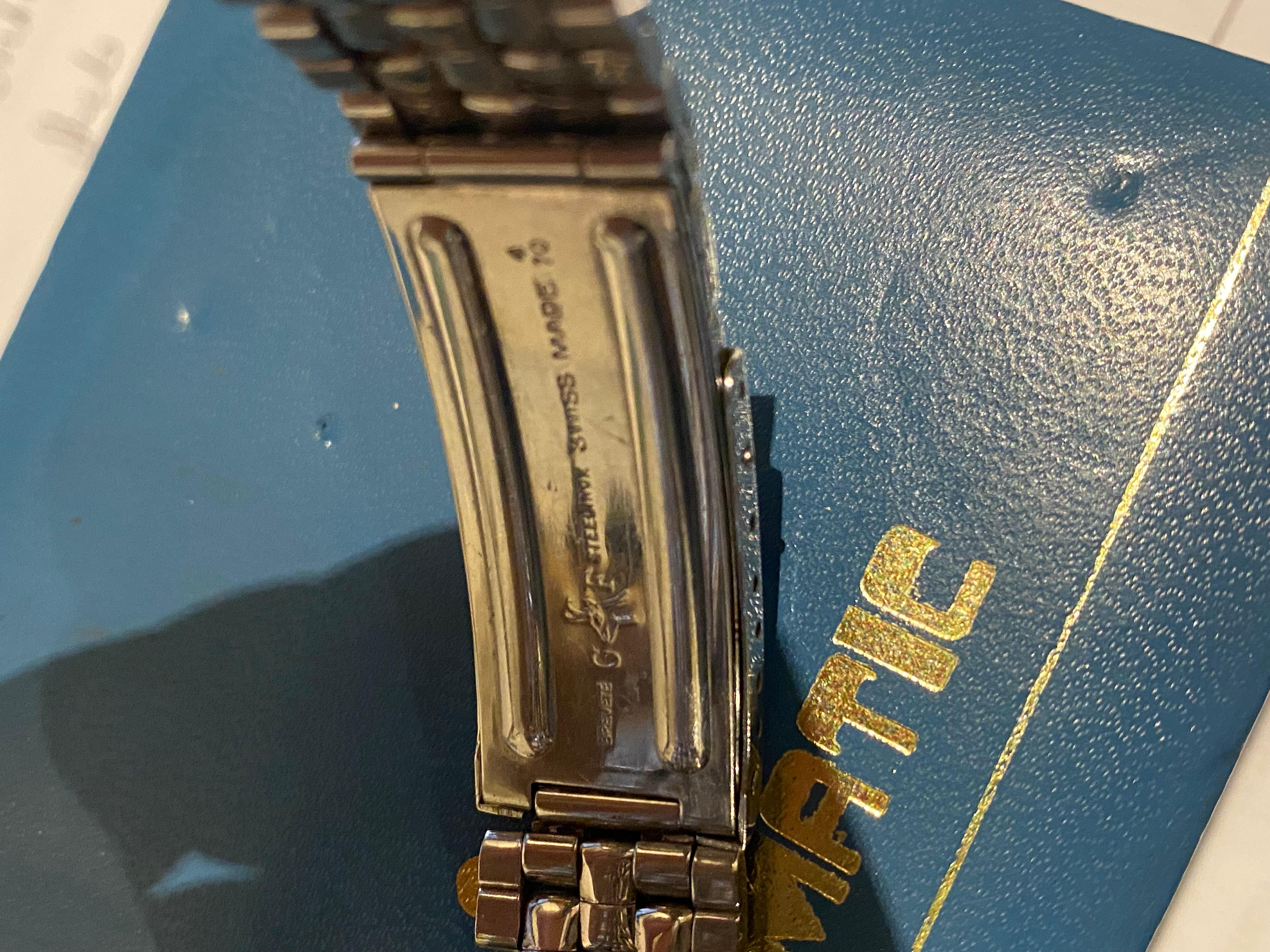 Eterna-matic KonTiki 20 c1968 Automatic Watch, Gay Freres Eterna Bracelet + Box In Good Condition For Sale In MELBOURNE, AU